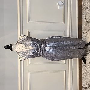 Medium lengthed gray sequins dress by: Harlyn(used)